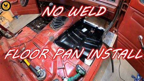 welding sheet metal floor pans|repair rusted automobile floor pans.